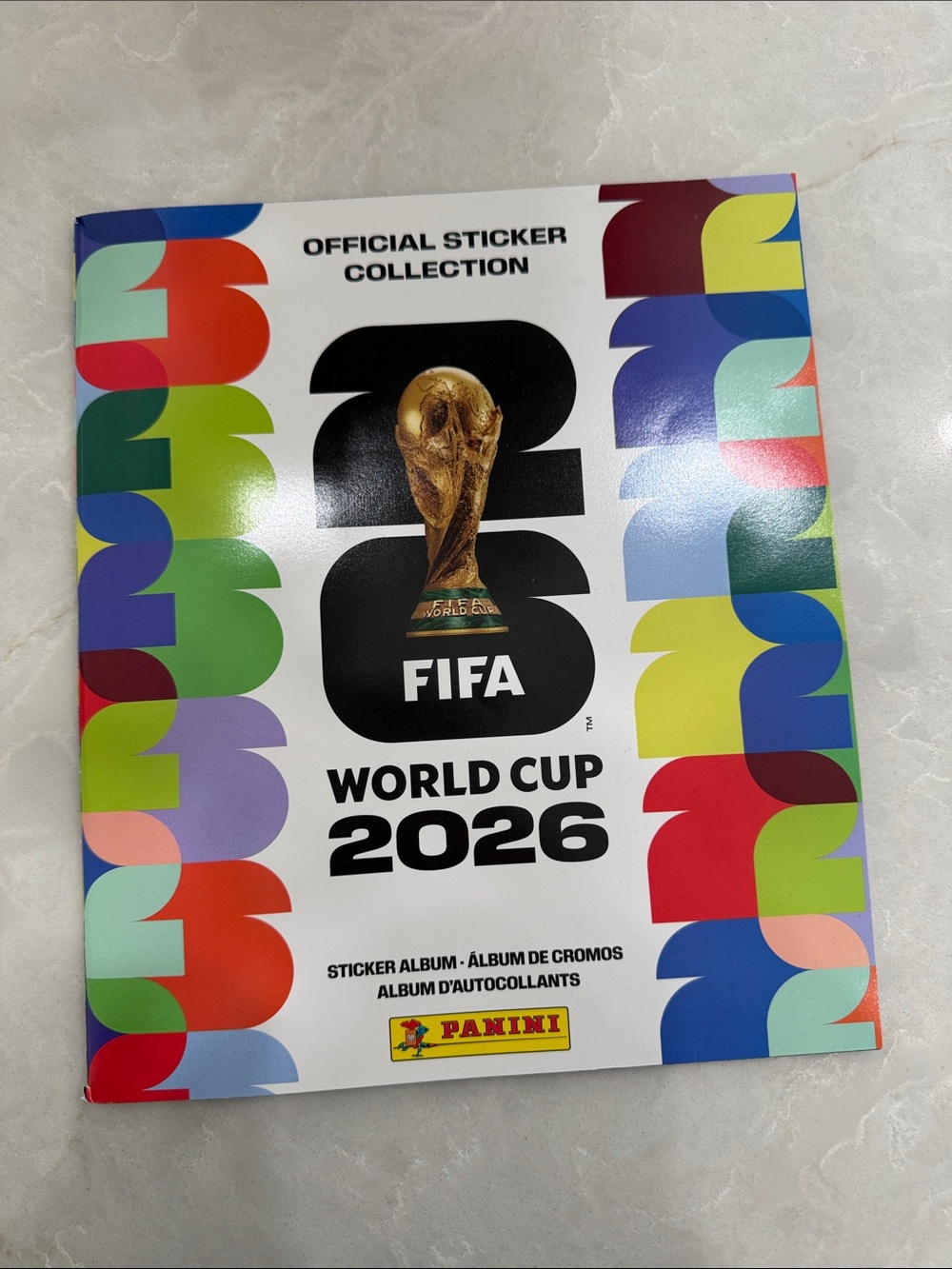 Panini World Cup 2026 Sticker Album - White with Multicolor Accents